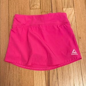 Reebok Kids Pink Athletic Skirt with built-in shorts